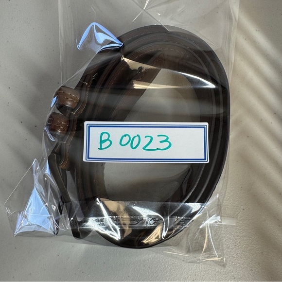 Classic Distressed Look Genuine Leather Brown Belt Size 40 - Picture 11 of 11